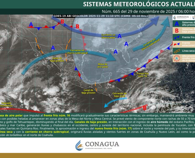Masa de aire polar pierde fuerza, pero persisten heladas y riesgos por viento en varias regiones del país