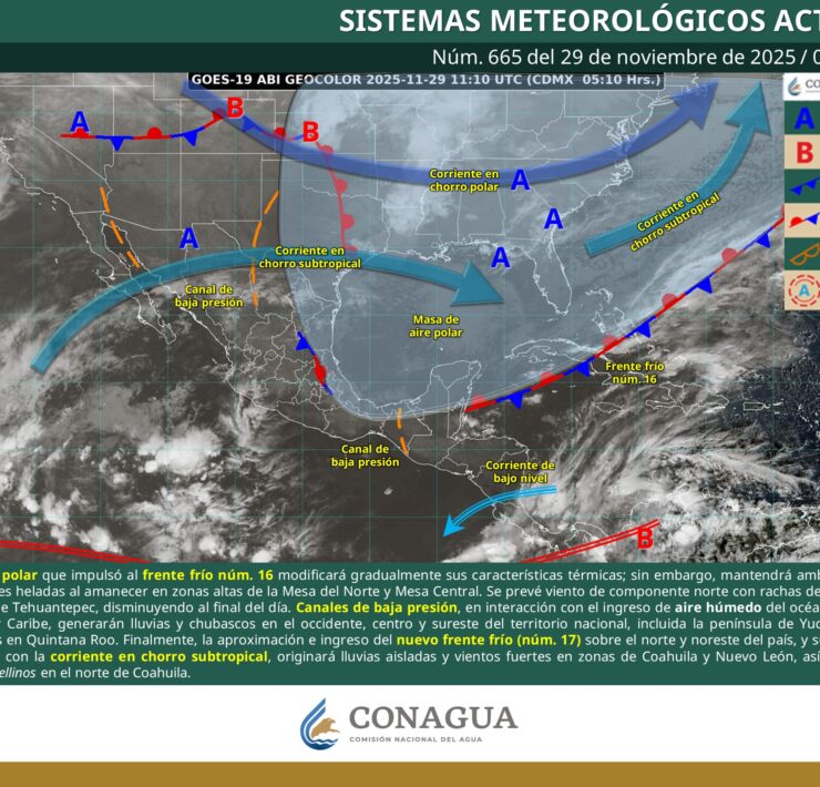 Masa de aire polar pierde fuerza, pero persisten heladas y riesgos por viento en varias regiones del país