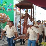 Multitudinaria devoción: Más de 1,500 participan en el Gremio de Pescadores de Telchac Puerto
