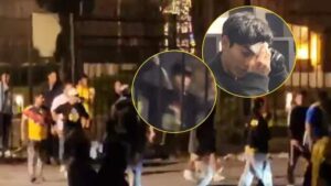 Aficionados del América y Toluca se enfrentaron a las afueras del hotel del club, desatando una violenta trifulca entre aficionados que puso en riesgo a familias y niños presentes.