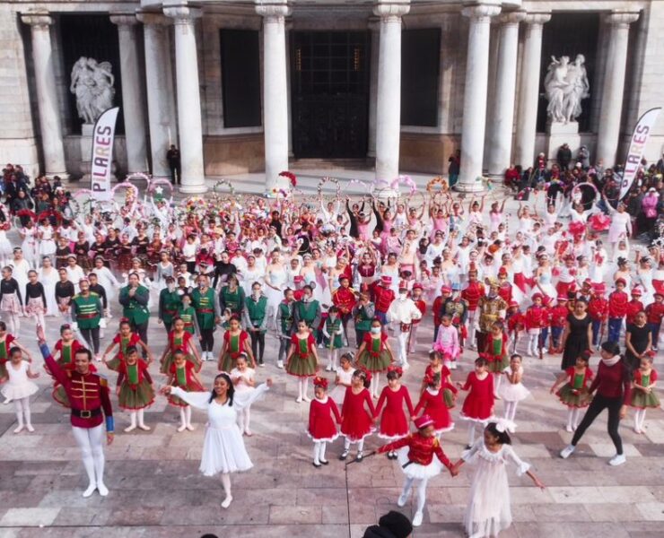 Navidad irrumpe con arte comunitario en Bellas Artes: niñas y niños de PILARES llevarán “El Cascanueces” a la explanada del recinto