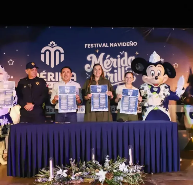 Principales Atracciones del Festival Navideño “Mérida Brilla”