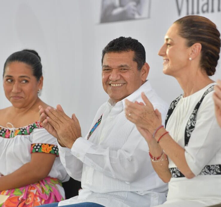 Respalda la Presidenta Claudia Sheinbaum al gobernador Javier May