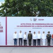 Rinden homenaje por el 115 aniversario de la Revolución Mexicana