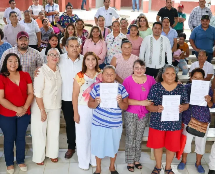 Se rebasa meta de títulos de propiedad Impactante logro del año en Tabasco