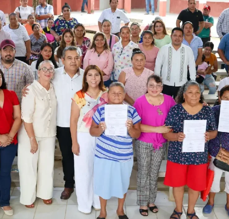 Se rebasa meta de títulos de propiedad Impactante logro del año en Tabasco
