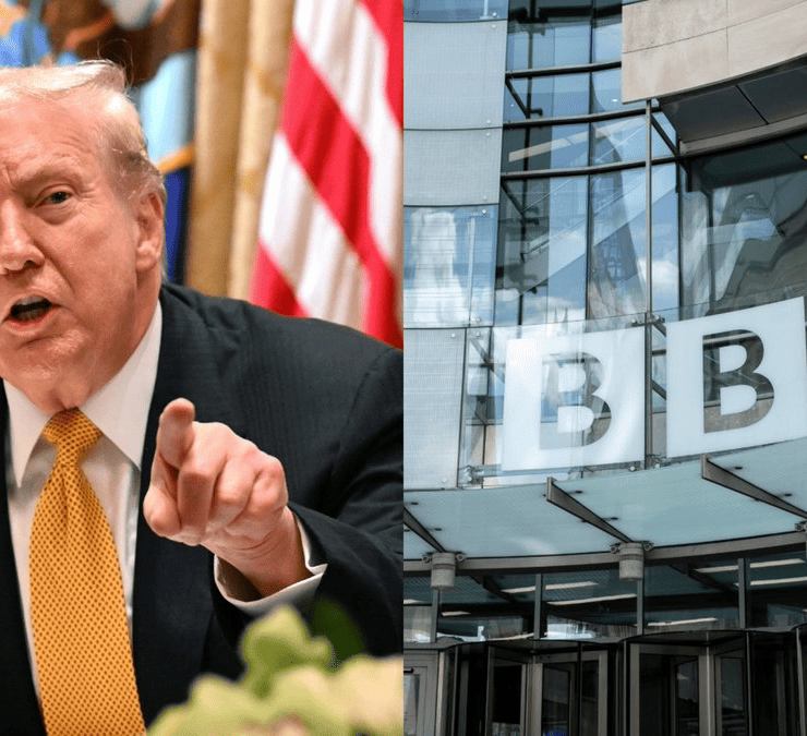 Trump amenaza con demandar a la BBC