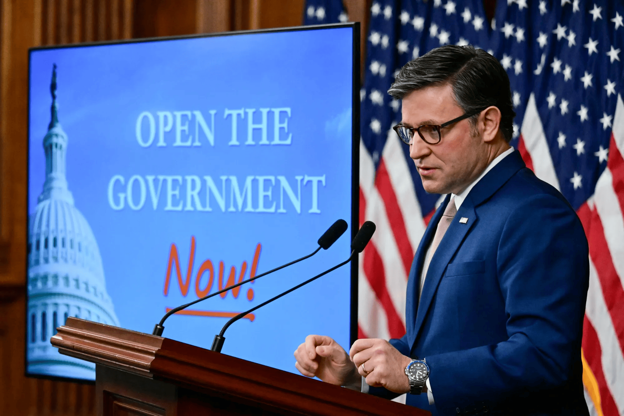 Trump confía en el fin del cierre