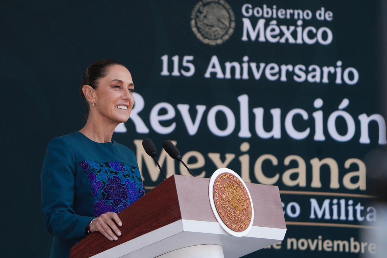 Sheinbaum reivindica la Revolución Mexicana en medio de tensiones con oposición y movilizaciones juveniles