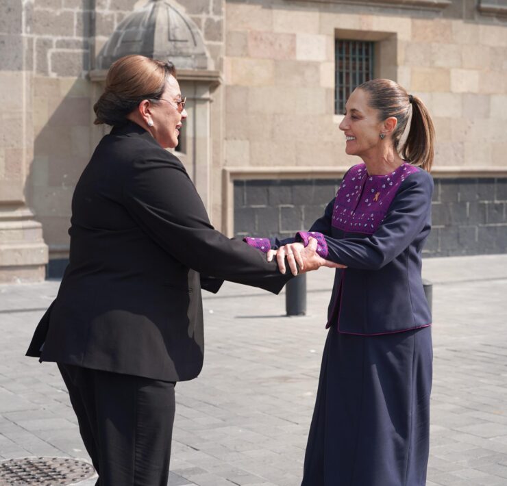 Sheinbaum y Xiomara Castro