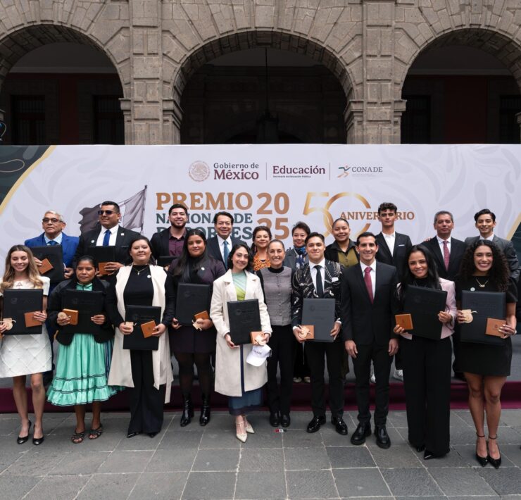 Sheinbaum coloca al deporte como política de Estado y reconoce a atletas con el Premio Nacional de Deportes 2025