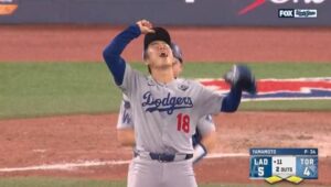 Yoshinobu Yamamoto entró como relevista y mantuvo a raya a los Blue Jays, asegurando que Los Dodgers conquistaran la Serie Mundial.