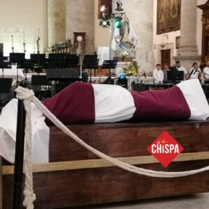 La escultura denominada “Hijo del Hombre” por su autor, Juan Antonio Estrada Alamilla, está elaborada con base en los estudios científicos de la Sábana Santa de Turín