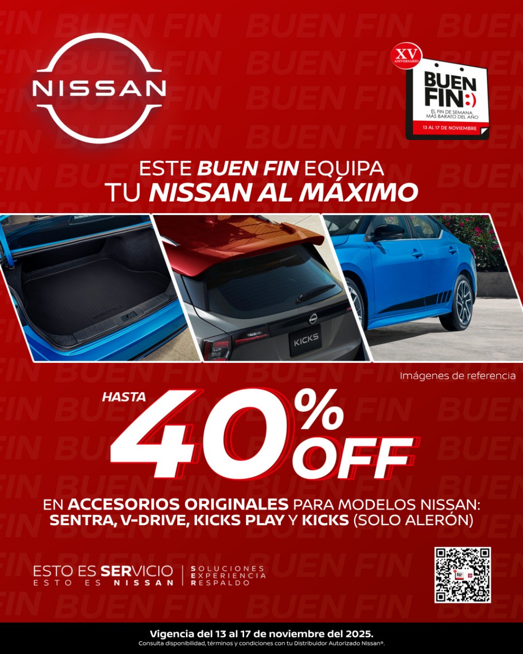 Descuentos en accesorios originales para Nissan
