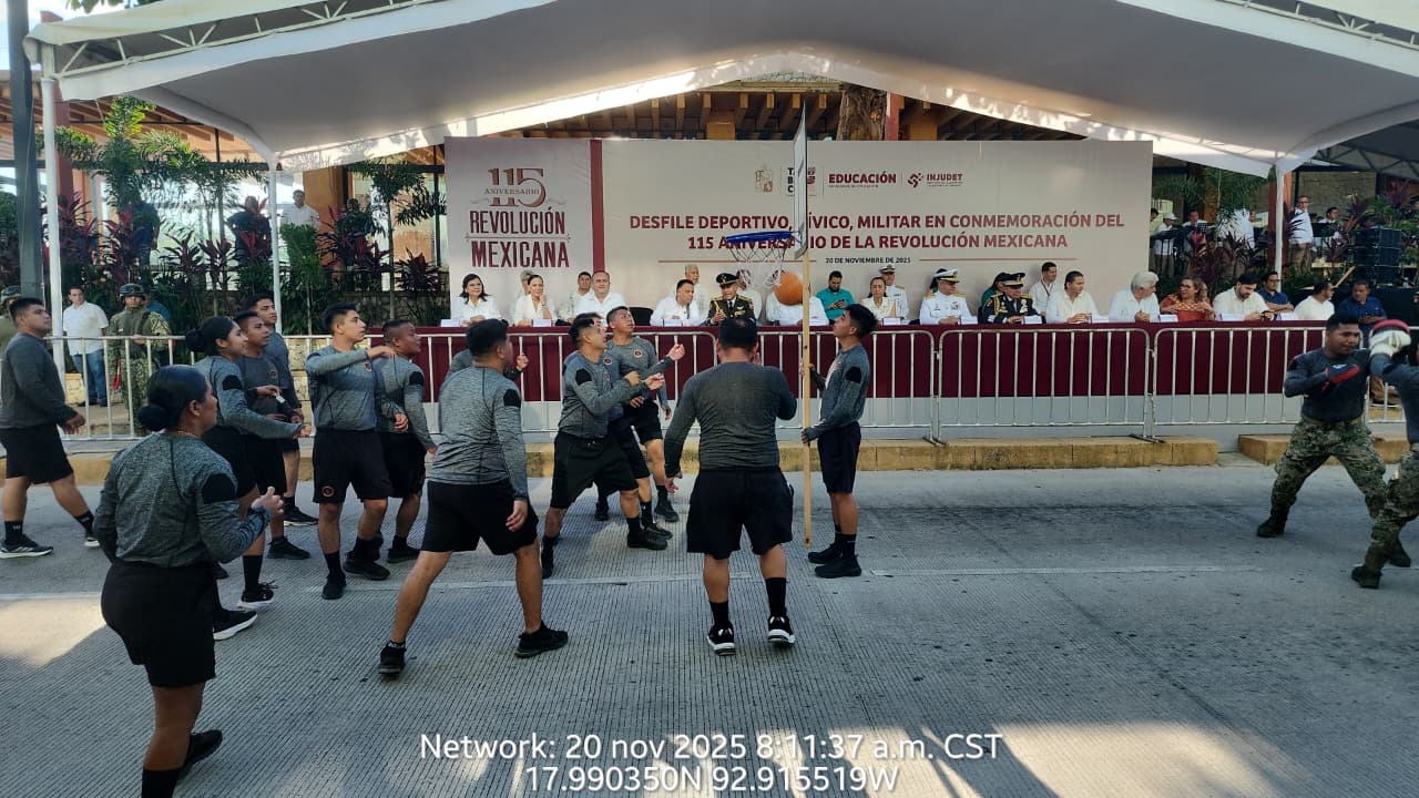 Contingente naval y demostraciones