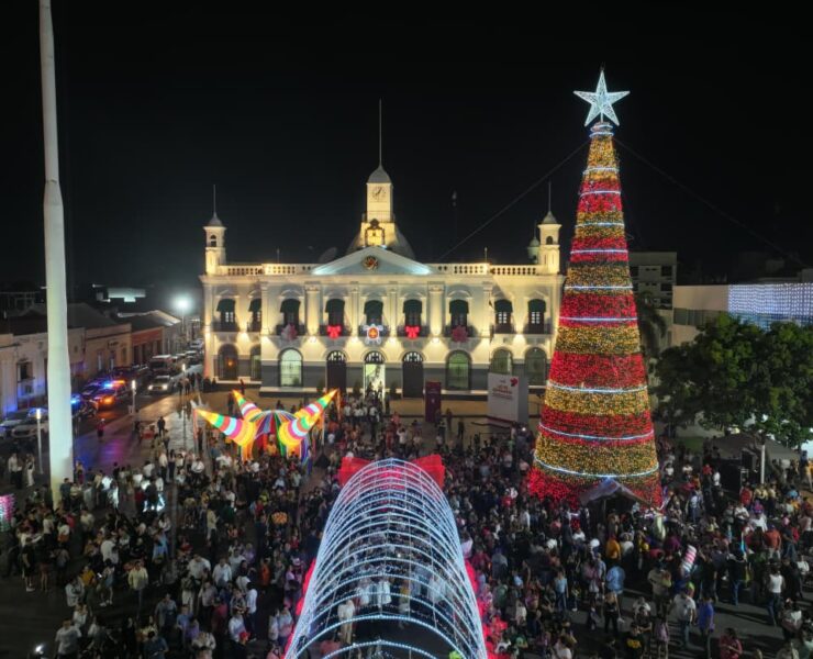 Brilla la Navidad en Villahermosa