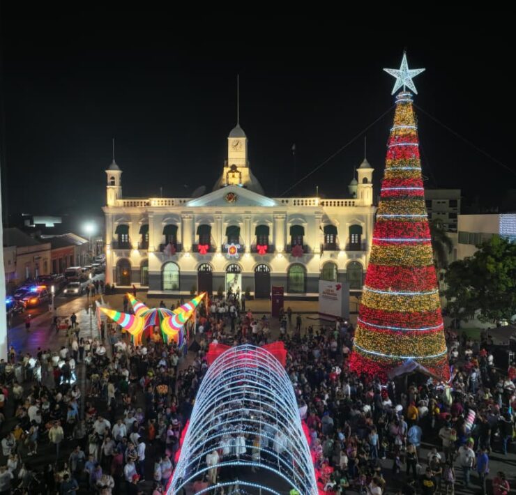Brilla la Navidad en Villahermosa