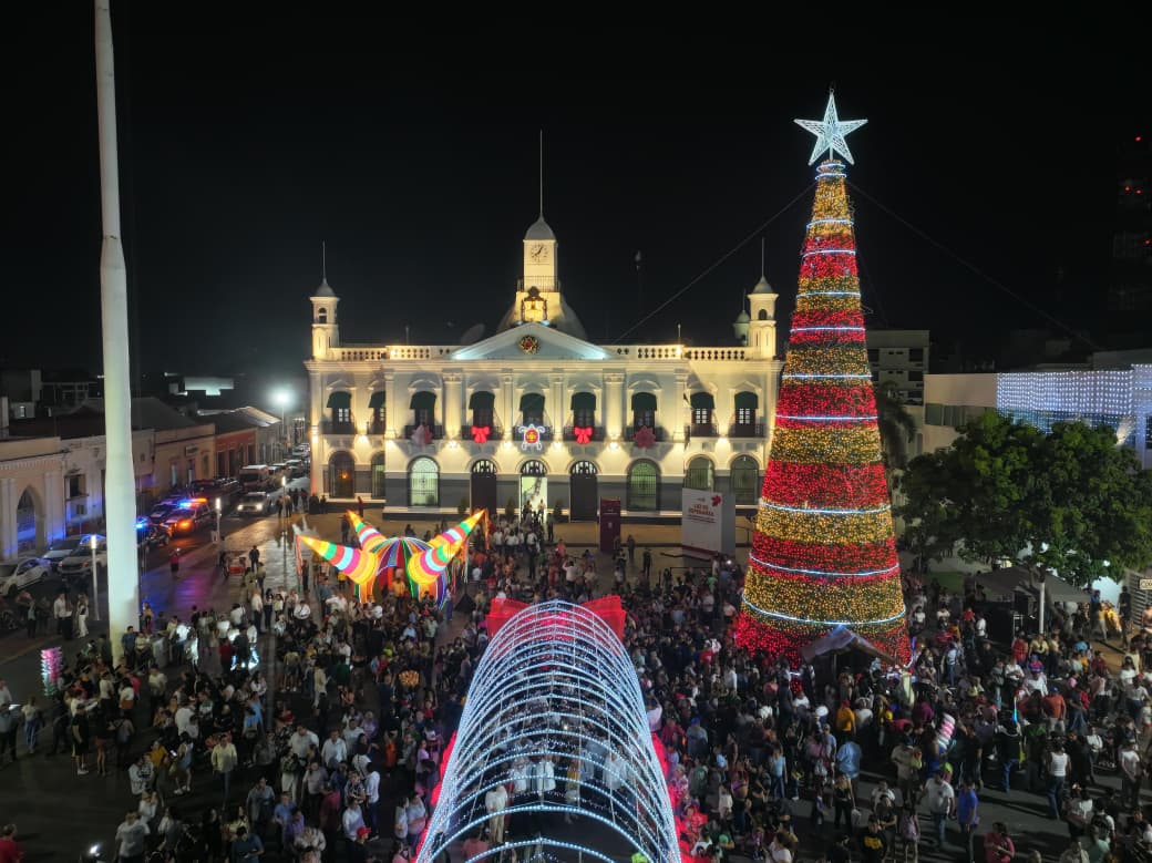 Brilla la Navidad en Villahermosa