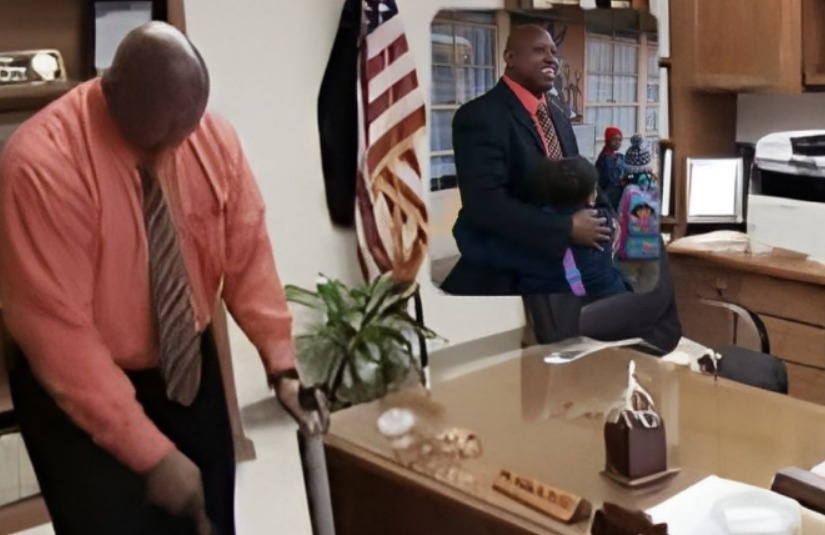 De conserje a director de su escuela, un hombre dedicó 27 años a la misma institución