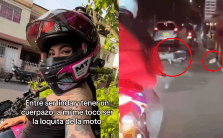 Fallece influencer en accidente vial mientras manejaba su moto