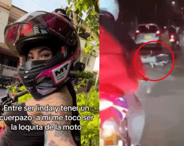 Fallece influencer en accidente vial mientras manejaba su moto