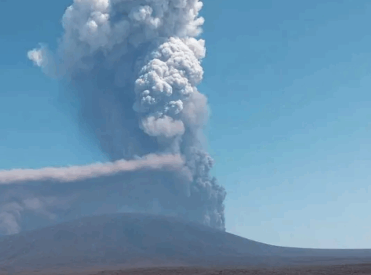 Volcán hace erupción por primera vez en 12,000 años esto en Etiopía