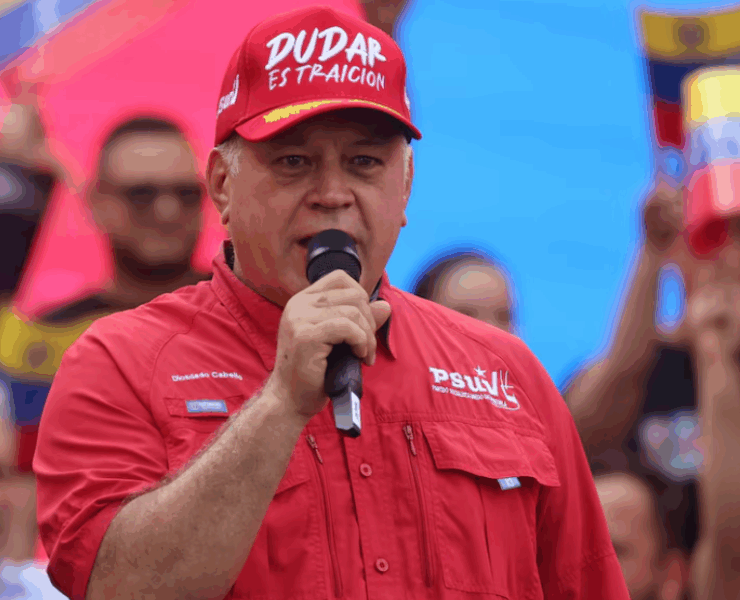 Los venezolanos deben prepararse para una lucha armada según Diosdado Cabello