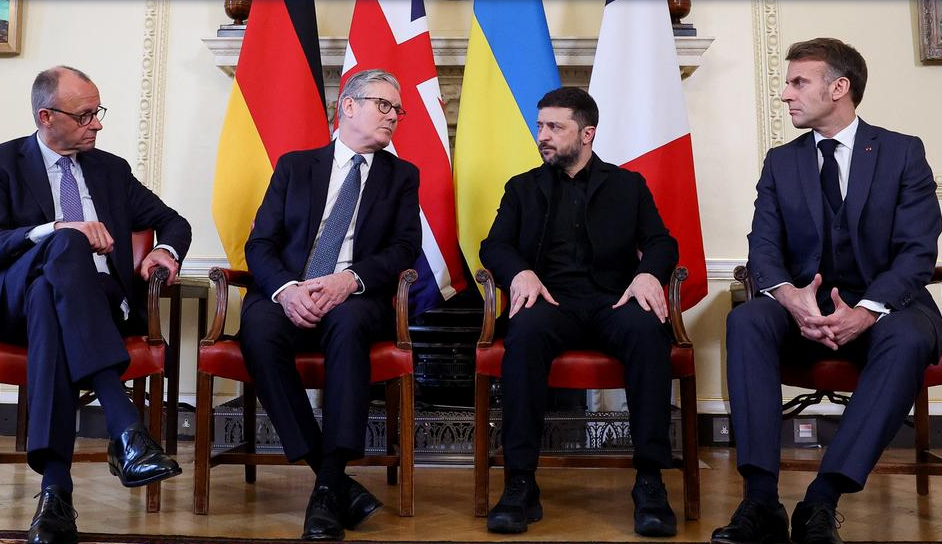 Potencias europeas respaldan a Zelensky en su guerra contra Rusia