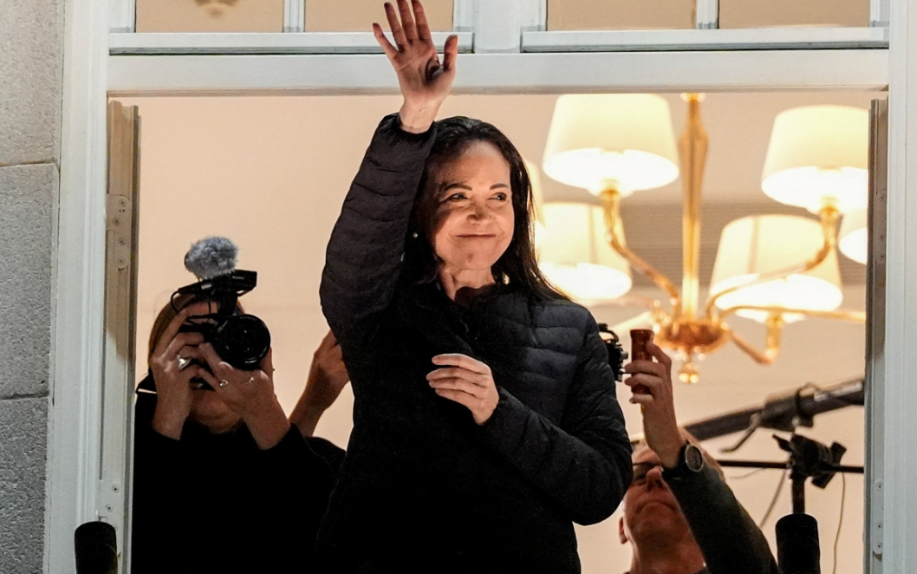 Corina Machado hace su primera aparición pública desde Enero de este año