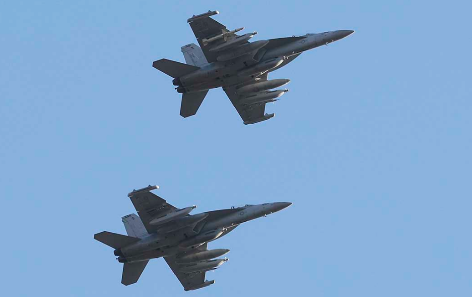 Aviones de combate sobrevuelan Venezuela durante unos 40 minutos