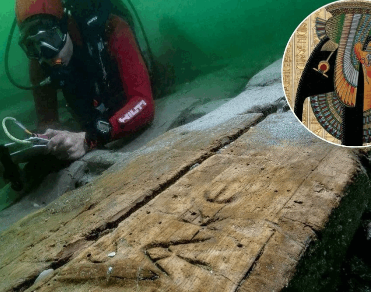 Hallan un barco de 2000 años que se cree fue usado por Cleopatra