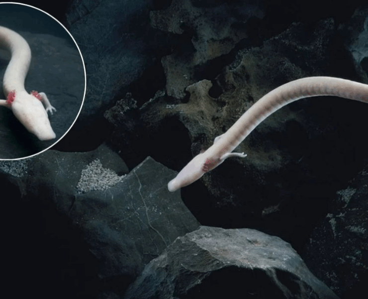 Extrañas salamandras que parecen "dragones" en miniatura sorprenden a la comunidad