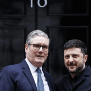 Starmer recibió a Zelenski, Macron y Merz para hablar de la paz