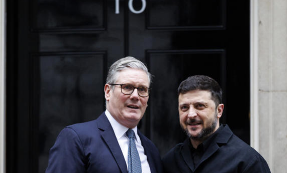 Starmer recibió a Zelenski, Macron y Merz para hablar de la paz