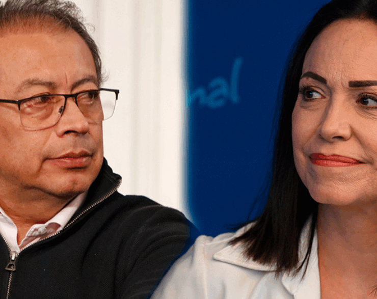 Petro invita a Corina Machado a Colombia y dice que Maduro es un "Dictador"