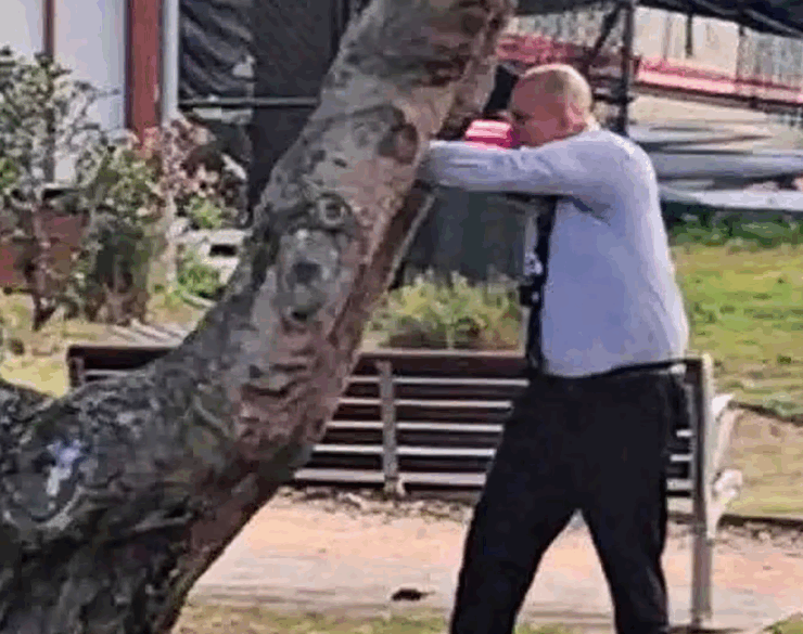 Elogian al agente que detuvo a un atacante de Australia, el detective superior Cesar Barraza