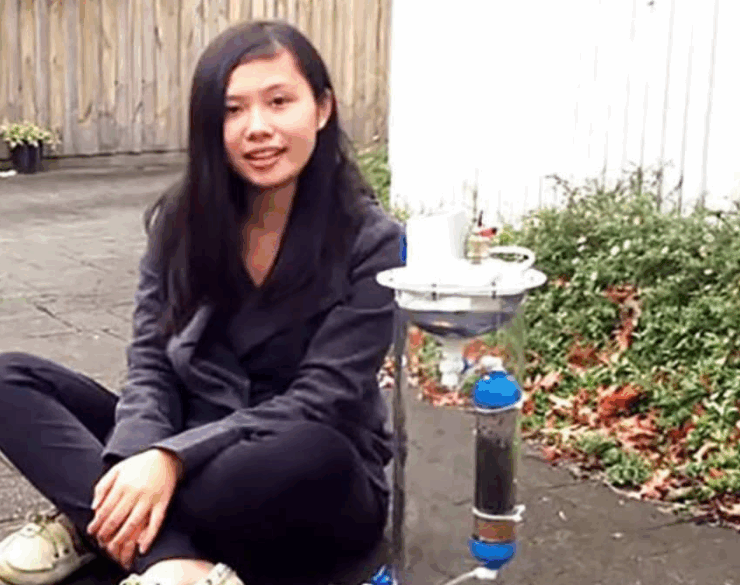 Joven crea invento que purifica el agua y crea energía al mismo tiempo