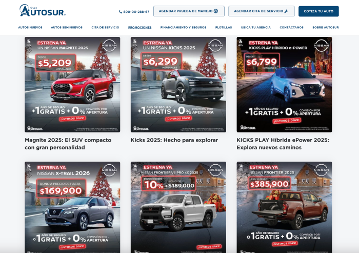 Cómo aprovechar estas ofertas desde la plataforma de Autosur