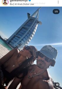 Galilea Montijo se deja ver feliz y enamorada junto a su novio, compartiendo un momento de complicidad durante su romántica escapada por Dubái.