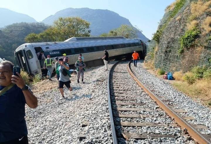 Descarrilamiento del Tren Interoceánico en Oaxaca