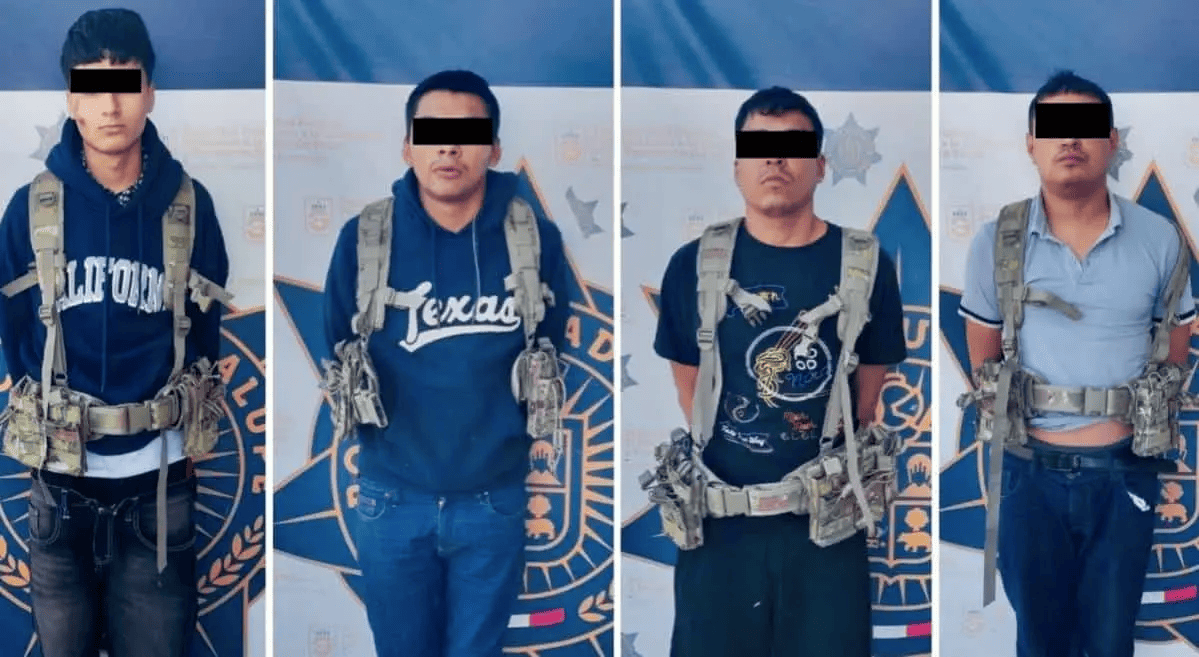 Detienen a presuntos delincuentes por repartir juguetes bélicos