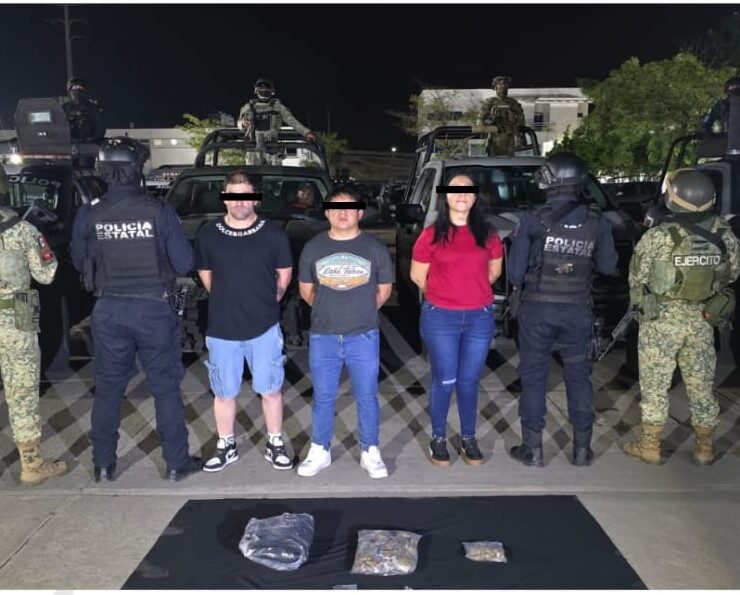 Detienen a tres personas por presuntos delitos contra la salud en Centro