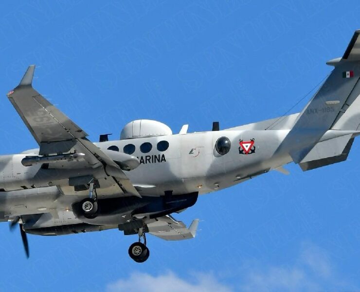 Avión Marina Mexicana Galveston cae en vuelo médico