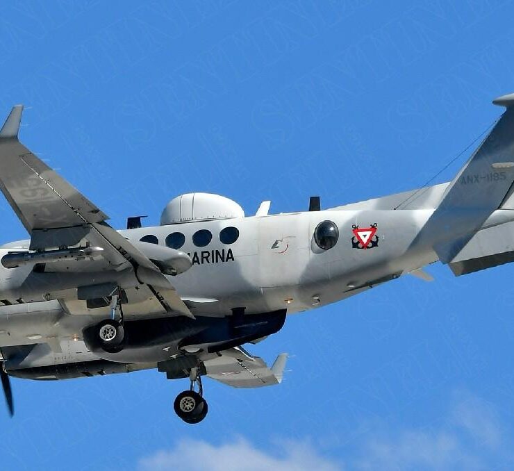 Avión Marina Mexicana Galveston cae en vuelo médico