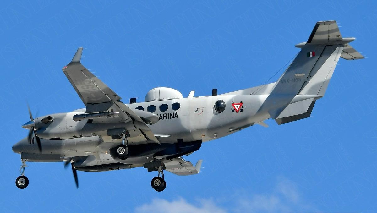 Avión Marina Mexicana Galveston cae en vuelo médico