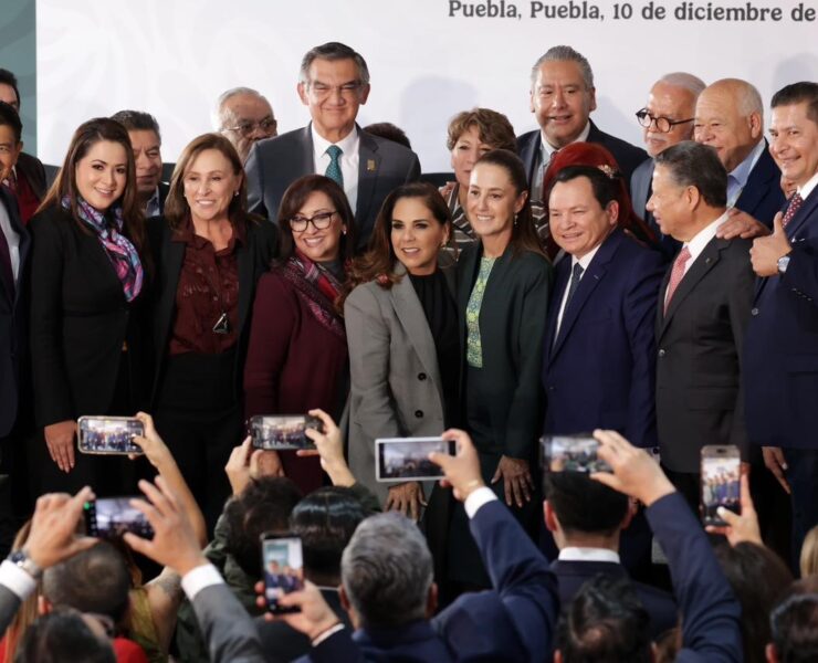 Gobernador Joaquín Díaz Mena participó en la 116ª Asamblea General Ordinaria del IMSS junto a la Presidenta Claudia Sheinbaum