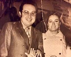 Lourdes Martínez, primera esposa de “El Polivoz” y cantante de Los Impala, madre de los tres hijos del comediante.