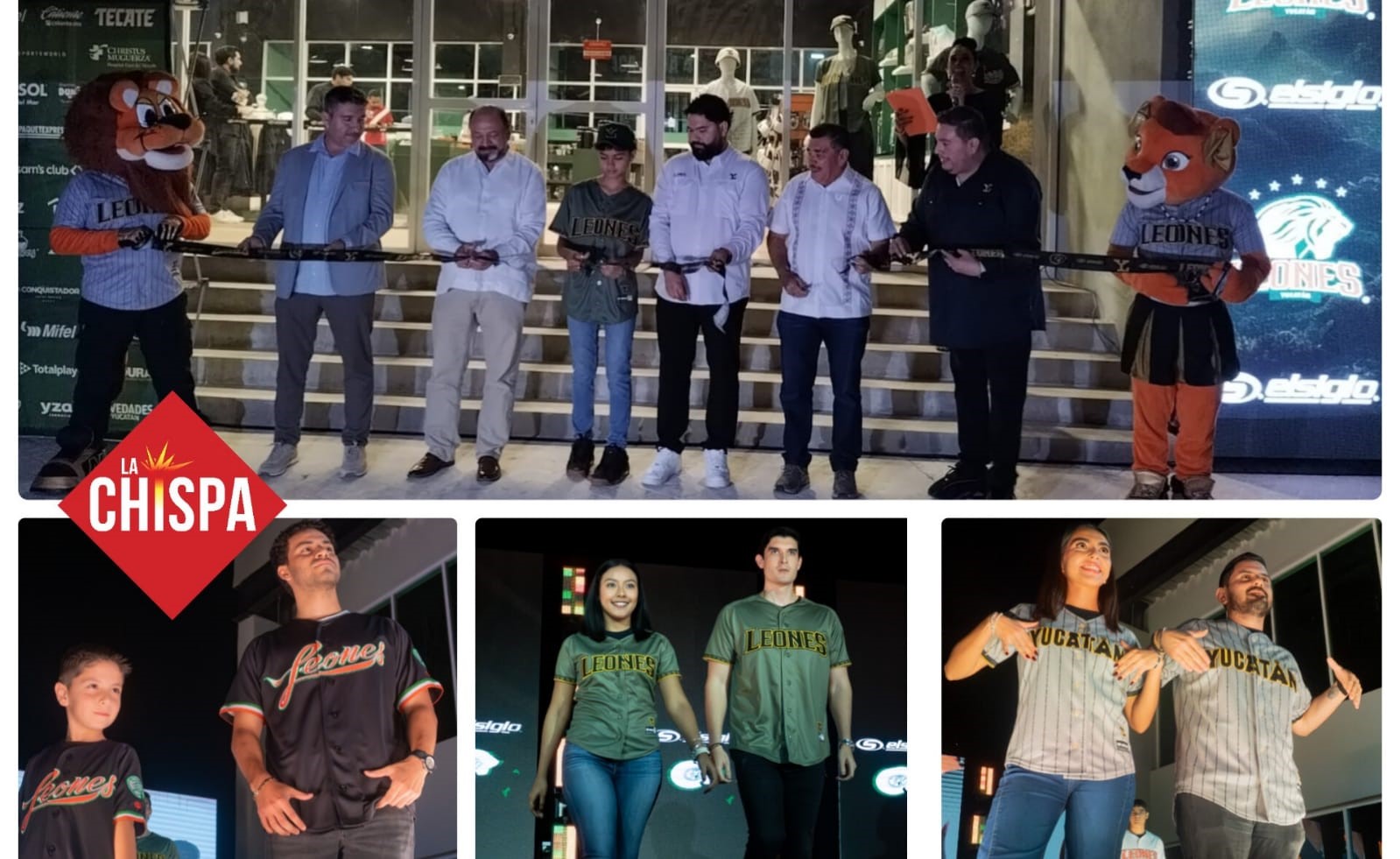 La Nueva Piel Melenuda: Leones de Yucatán presentan jerseys 2026 e inaugura la nueva Leoneshop en el Kukulcán