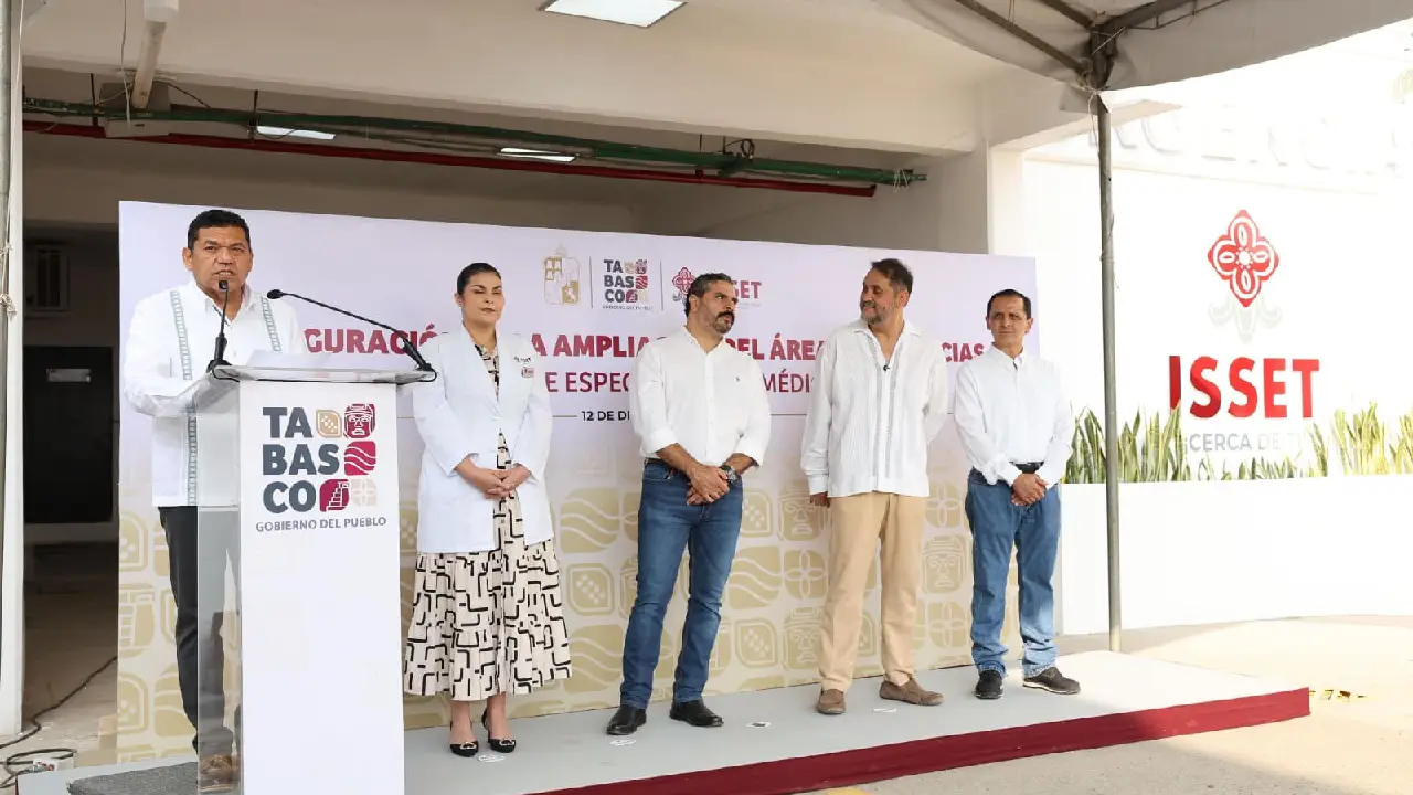 Modernizan servicios de salud con histórica inversión en Tabasco