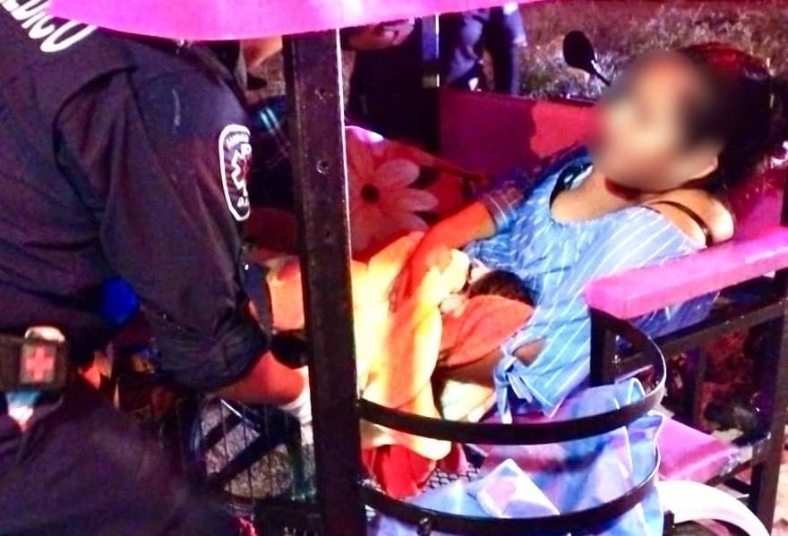 Milagro Rodante: Mujer da a luz en mototaxi en Kanasín